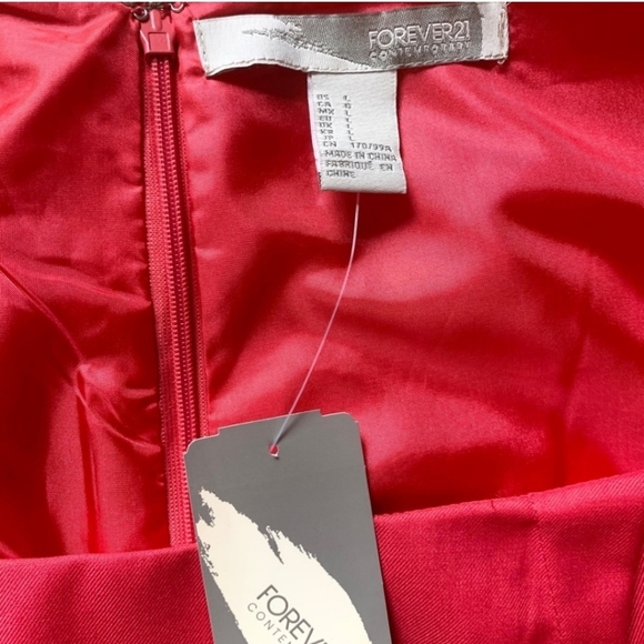 Size LG NWT Hot Pink Formal Mini Dress - Picture 6 of 8